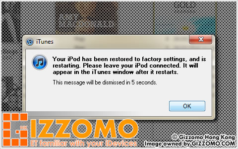 iPod Touch 回復完成及回復備份資料